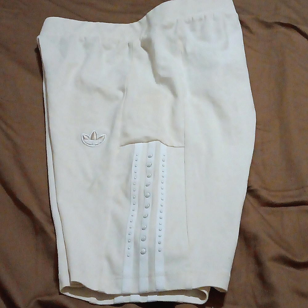 Adidas Pearl Studded Bike Shorts L